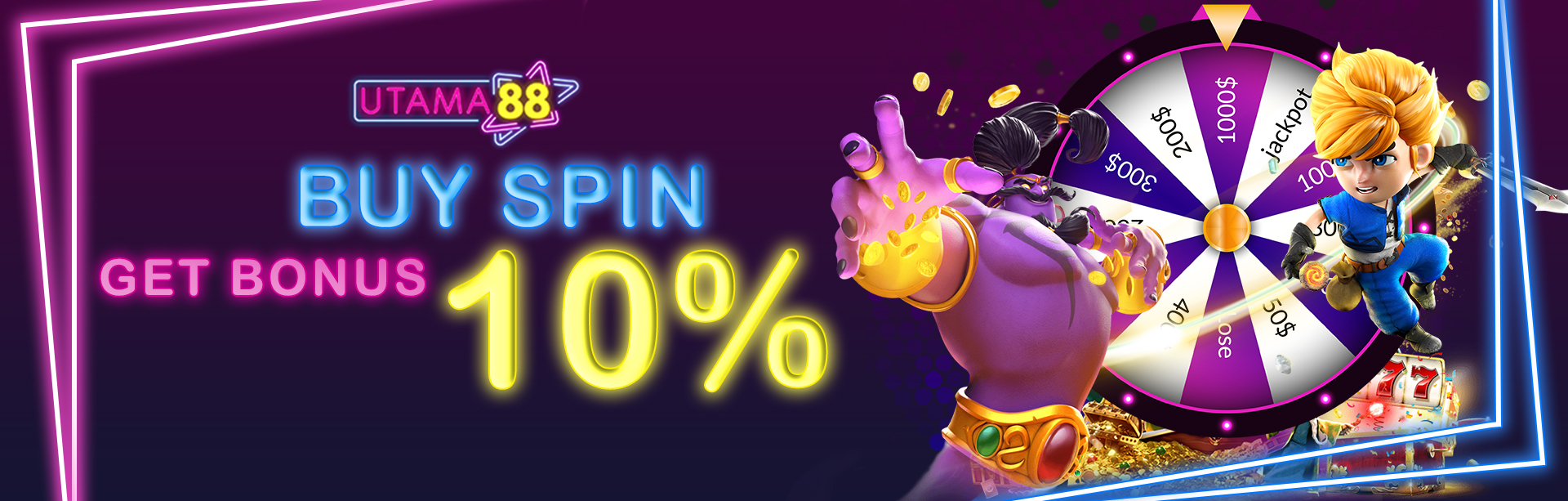 BUY SPIN GET BONUS 10%